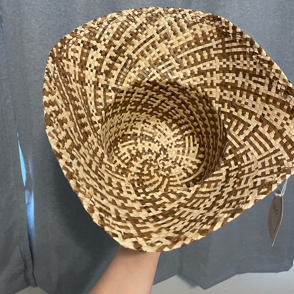 New Hand-woven Bucket Hats: tan, brown and tan, tan and black. - Picture 10 of 13